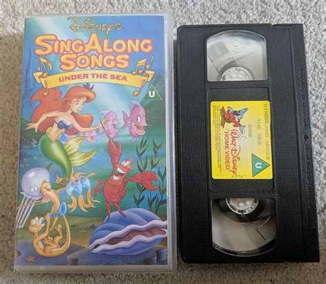 Disney S Sing Along Songs Under The Sea VHS Grelly Italia