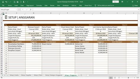 Contoh Laporan Keuangan Rumah Sakit Excel Kumpulan Co