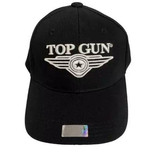 Top Gun 3d Wings Logo Baseball Cap In Black Flightstore