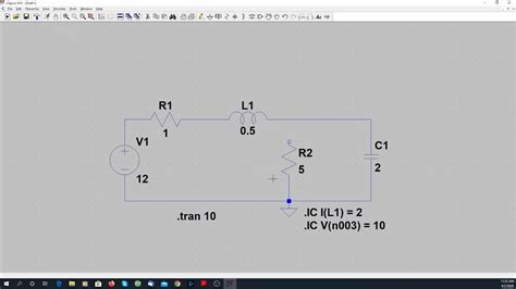 Elen 223 Verifying Transient Response Of Rlc Circuit Calculations