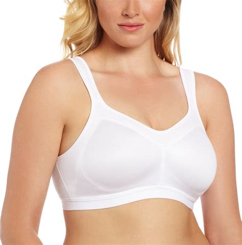 playtex 18 hour 4159 active breathable comfort wirefree bra white 36c at amazon women s