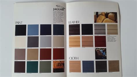 Jaguar Colour Chart