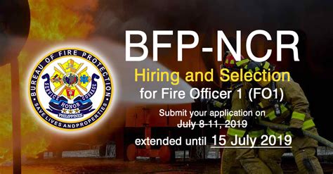 Civil Service Exam Ph Bfp Ncr Hiring And Selection For Fire Officer 1