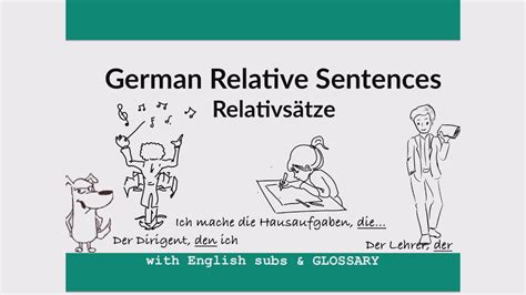 Learn German Relative Sentences English Subs Youtube
