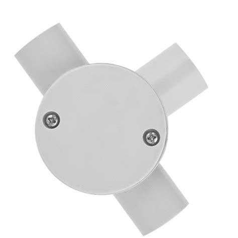 White 3 Way Pvc Junction Box For Electric Fitting Size 25mm At Rs 9