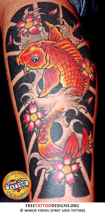 40 Koi Fish Tattoos Japanese And Chinese Designs
