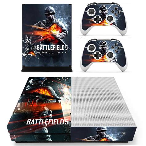 Xbox One S And Controllers Skin Sticker Battlefield 5