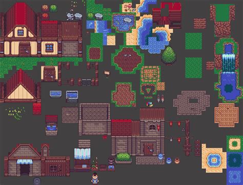 Tileset And Characters Unfinished