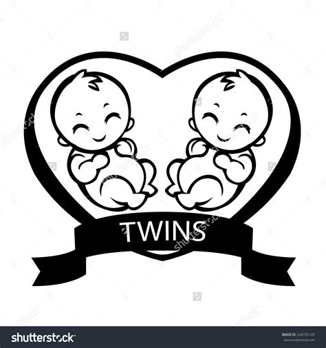 Twins Clipart Black And White 20 Free Cliparts Download Images On