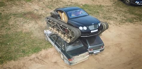 Crazy Russian Built Bentley Tank Makes Glorious Return Carbuzz