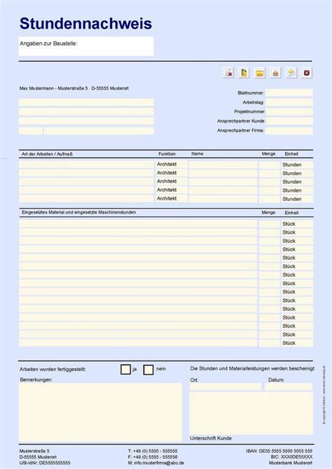 Stundenzettel vorlage download auf freeware.de. Stundennachweis PDF Formular DIN A4H | Excel tipps, Rechnung, Rechnung vorlage