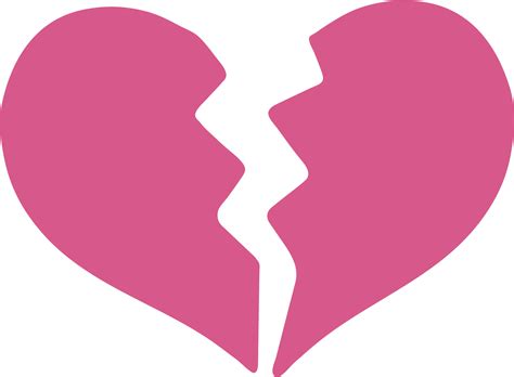 Photos Broken Heart Png Clipart Pink Broken Heart Emoji Transparent