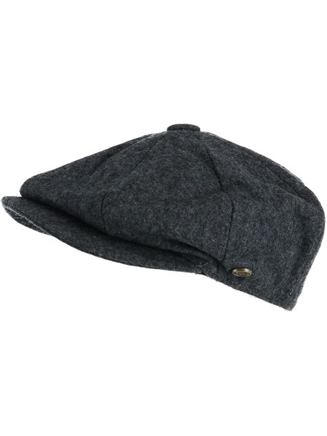 Epoch Hats Company Melton Wool 8 Quarter Newsboy Cap Men