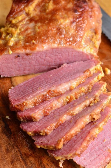 Check out this pressure cooker corned beef brisket recipe. 3-Ingredient Oven Baked Corned Beef Brisket - Will Cook ...