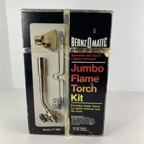 Bernz O Matic Jumbo Flame Torch Kit Model Jt 88m Nos Ebay