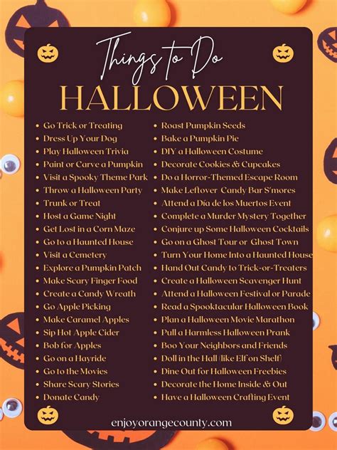50 Halloween Activities And Fun Things To Do Enjoy Oc