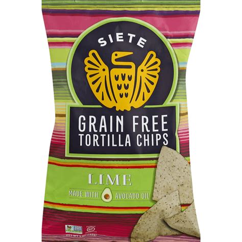 Siete Tortilla Chips Grain Free Lime Shop Superlo Foods