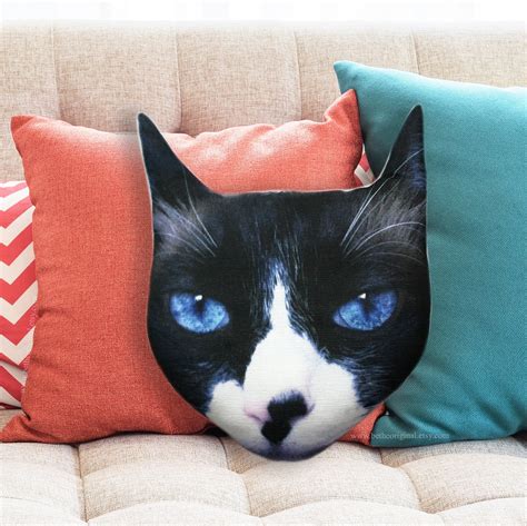 Betheoriginal Custom Cat Pillow Personalized Pet Pillow Cat Christmas