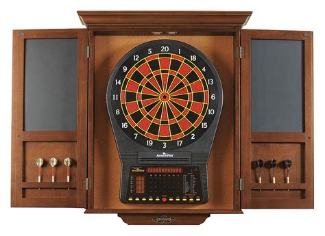Check spelling or type a new query. BRUNSWICK BILLIARDS Electronic Dartboard Cabinet, Wood ...
