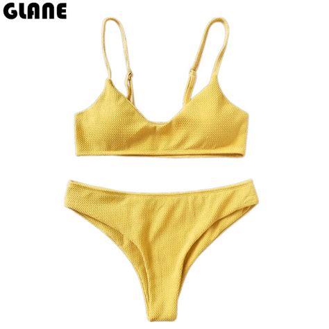 bikini 2018 new solid swimwear swimsuit women bathing suit push up brazilian biquini beachwear