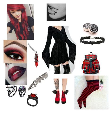A Day Out By Fallenangel889 Liked On Polyvore Featuring Current Mood Iron Fist Killstar