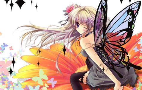 Anime Wink Butterfly Wings 4703x3000 Wallpaper High Quality Wallpapers