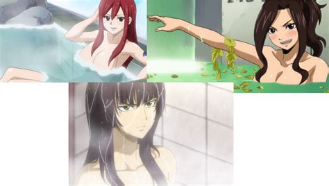 Cana Alberona Erza Scarlet And Kagura Mikazuchi Sexy Hot Anime And Characters Photo