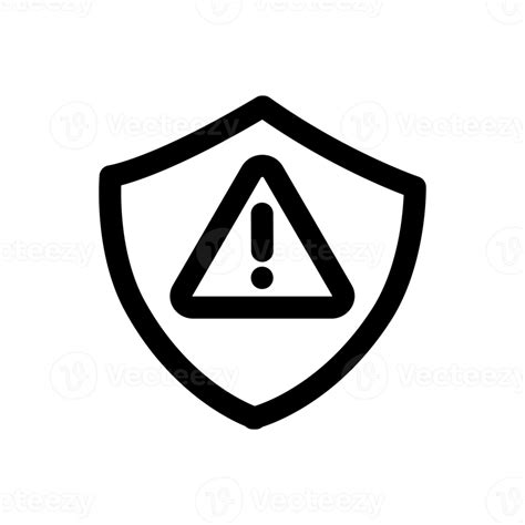 Design De ícone De Alerta De Escudo Para Segurança Cibernética Digital