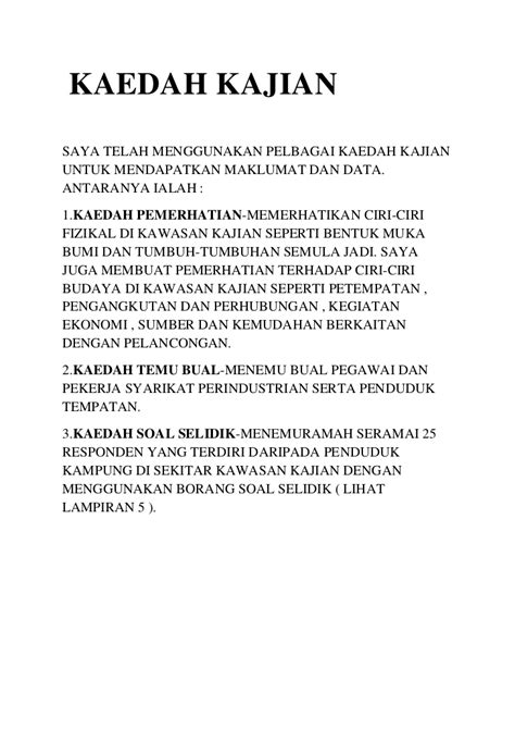 Sejarah bab 4 tingkatan 4 kertas 3 via www.scribd.com. Contoh Borang Soal Selidik Geografi Pt3 2014 - Halloween ...