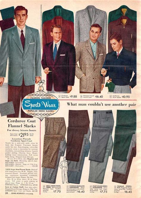 Affordable extra slim fit suits and modern fit suits on sale with flat shipping at mensusa. Fashion in the 1950s: Clothing Styles, Trends, Pictures ...