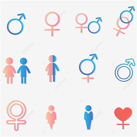 Gender Vector Png Images Icon Black And White Gender Icon Black Icons