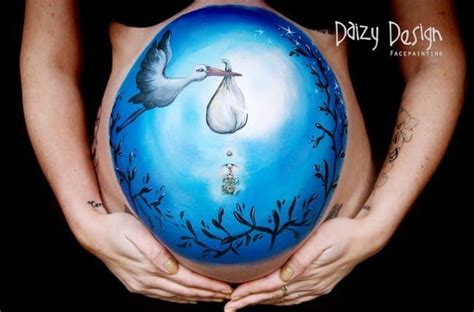 20 Creative Pregnant Belly Paintings By Daizy Design