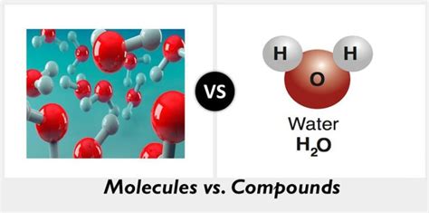 Difference Between Molecules Vs Compounds Foto Kolekcija