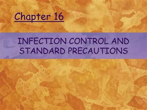 Ppt Infection Control And Standard Precautions Powerpoint
