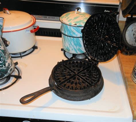 Cast Iron Electric Waffle Maker