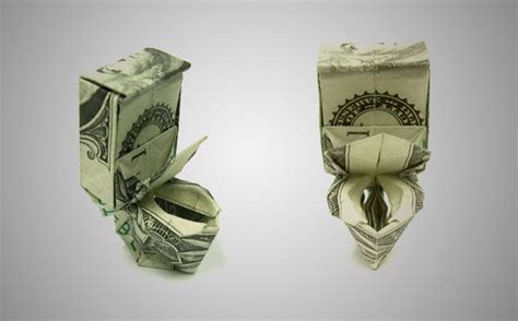 20 Cool Examples Of Dollar Bill Origami There Is Something Oddly