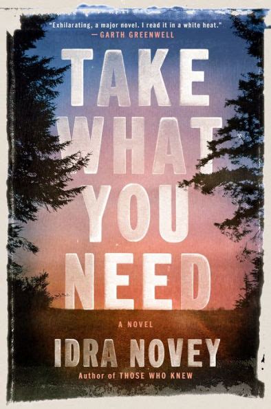 Take What You Need A Novel By Idra Novey Hardcover Barnes And Noble