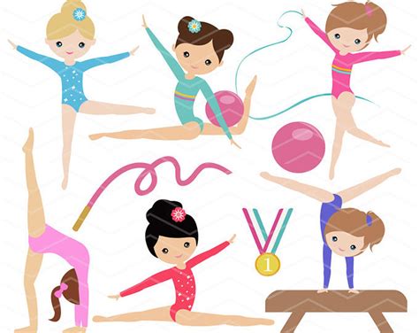 Kids Gymnastics Clipart Free Download On Clipartmag