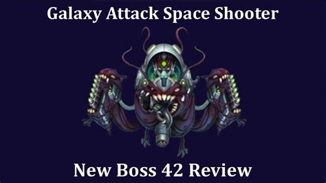 Galaxy Attack Space Shooter Space Shooter Boss Mode Boss 42 Review