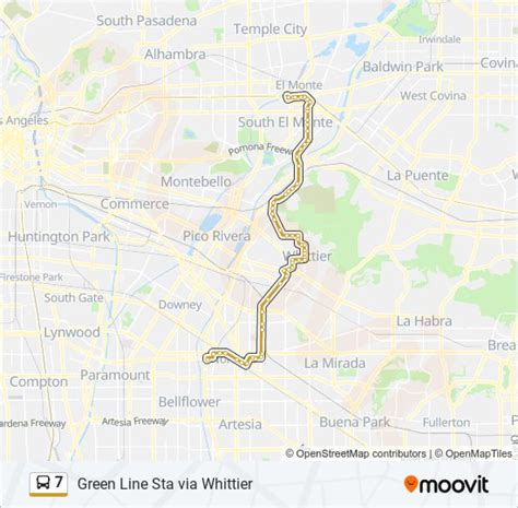 7 Route Schedules Stops And Maps C Line Sta Via Whittier Updated
