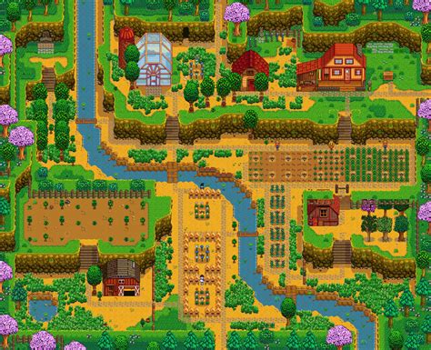 Space you can plant and build on. Stardew valley, Stardew valley farms, Farm layout
