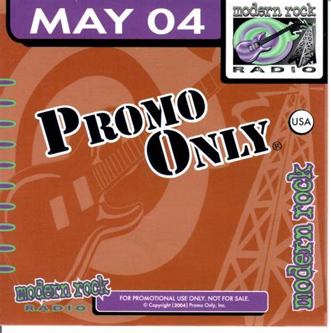 Promo Only Modern Rock Radio May 2004 2004 Cd Discogs