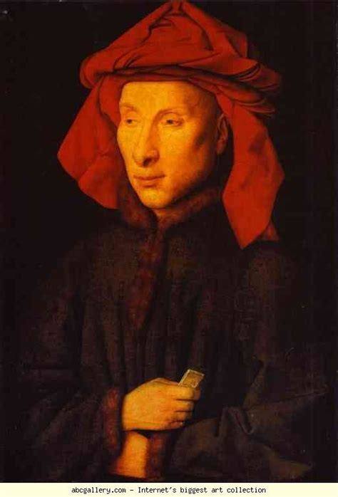 Jan van Eyck. Giovanni Arnolfini. 1434. Oil on wood ...