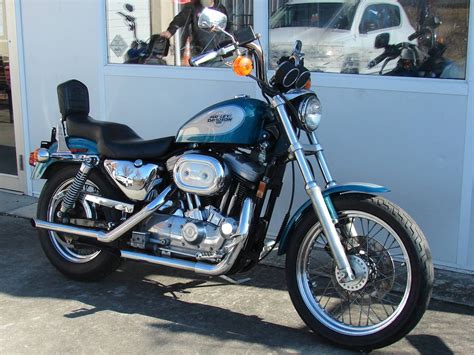 1995 Harley Davidson Xl1200c Sportster 1200 Custom Teal Blue And