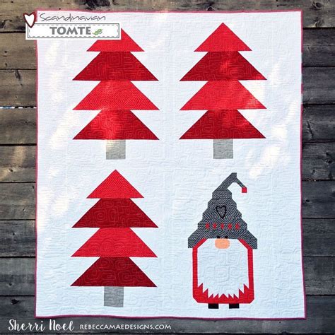 Quilt Pattern For Scandinavian Tomtegnome Quilt Christmas Quilts