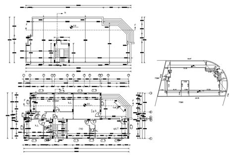 Lavish Huge Bungalow Planning With Working Drawing Cad File Cadbull