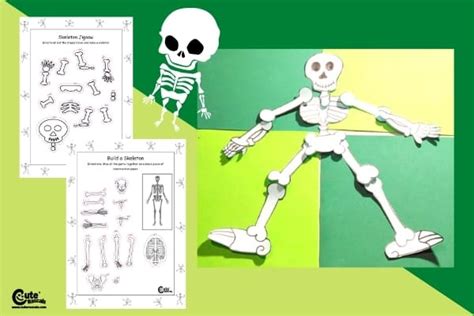 Skeleton Craft Puzzle For Halloween Cute Rascals Baby And Kids Clothing