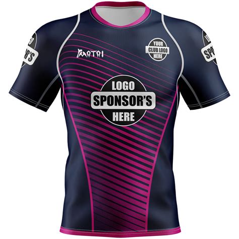 Rugby League Sublimated Womens Rugby Jersey Athletic Fit