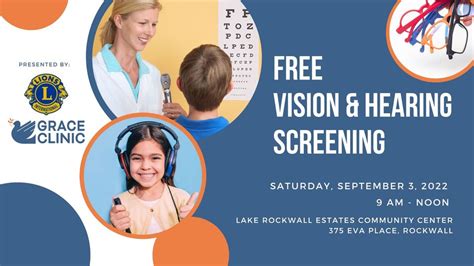 Free Vision And Hearing Screening For Children In Rockwall Blue