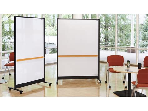 Plus 428 283 Mobile Partition Board Light Grey Touchboards